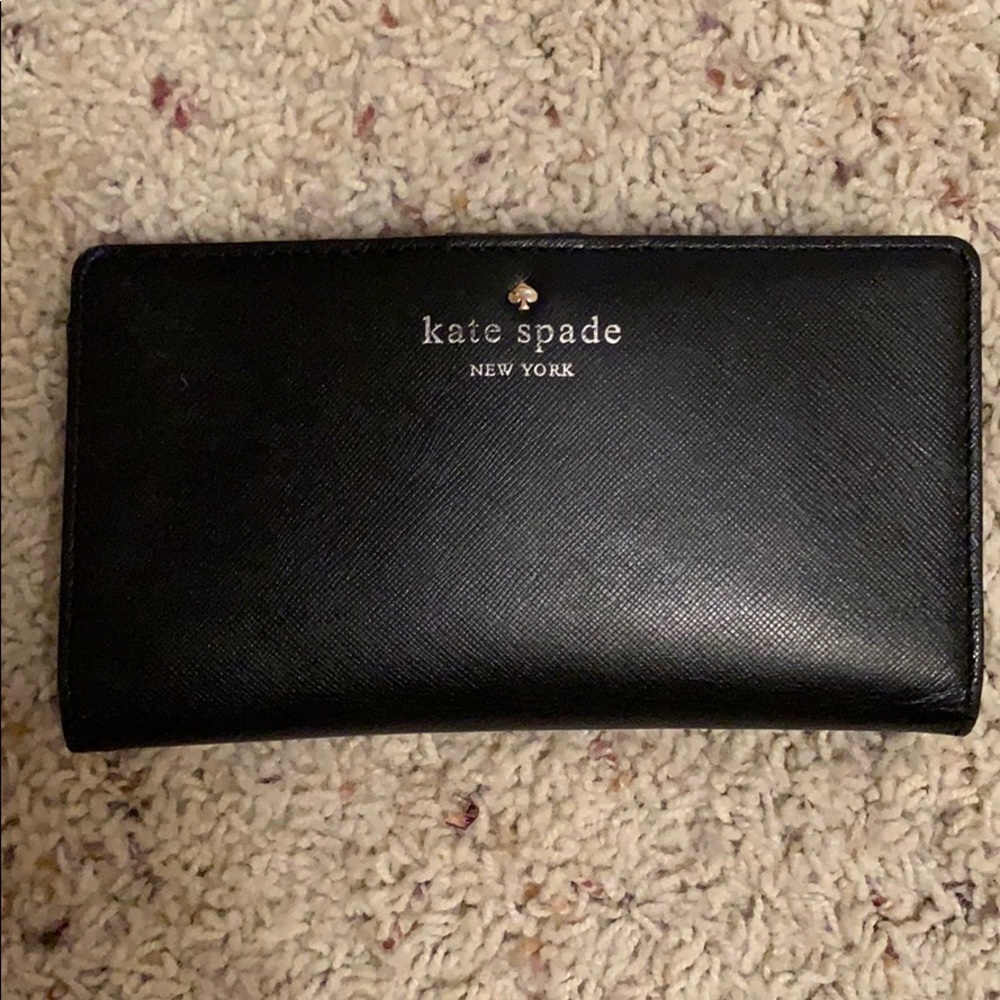 Kate spade black wallet